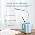 Miniatyrbillede 2 af 5: Børne Skrivebordslampe, Dæmpbar LED Touch Skrivebordslampe Sengelampe Læselampe Genopladelig Skrivebordslampe