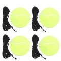Pikkukuva 2 / 8: 4 kpl / set korkea elastinen tennispallo kuminauhalla urheiluharjoitteluun