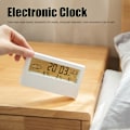 Miniatyrbild 3 av 7: Multifunktion elektronisk väckarklocka med temperatur-fuktighetsdisplay Digital klocka för hemmet