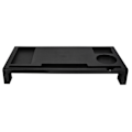 Miniatyrbillede 2 af 8: Monitor Stand Riser USB Computer Desk Stand Desk Storage Organizer Laptop Computer Bracket til kontorstudie