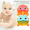 Miniatyrbillede 2 af 8: Baby badelegetøj boblemaskine elektrisk kuglefisk boblemaskine badelegetøj til badekarret automatisk bobleblæser fødselsdagsgave