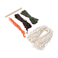 Miniatyrbild 4 av 8: Macrame Kit Kaktusmönster Fridfullt Avslappnande DIY Vävmaterial Väska Set för Hantverksentusiaster