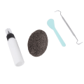 Miniatyrbild 7 av 8: Picking Rock Kit Vit Latex Oval Stone DIY Intressant avkopplande lättnad Pick Rock Toy för vuxna Lindra spänningar