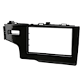 Miniatyrbillede 4 af 8: 2DIN bilradio fascia central kontrol audio navigation panel udskiftning til Fit Jazz LHD UV sort 2013‑2015