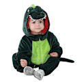 Pikkukuva 1 / 4: Toddler Dinosaur-asu Hupullinen Onesie Halloween Lapset Eläin Asuste 18-24 Kuukautta - Tummanvihreä