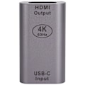 Miniatyrbild 1 av 8: Adapter Typ-C till High-Definition Multimedia Interface 2.0 Videoöverföringskonverter