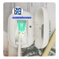 Miniatyrbild 5 av 5: UV Tandborste Sanitizer Case: Bakteriedödande Tandborste Sterilisator