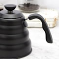 Miniatyrbillede 3 af 5: Rustfrit Stål Hæld-Over Kedel med Termometer | Kogeplade Svanehals Kaffekande | Anti-Rust Design