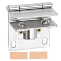 Miniatyrbillede 1 af 8: Rustfrit stål glasdør Hængsel Stempelfri klemme Clip Bracket S Unilateral Clip