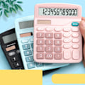 Miniatyrbilde 2 av 5: Desktop Calculator Standard 12-siffer Solar og Batteri Dual Power Student Calculator for Office School Home Business Black