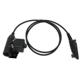 Miniatyrbilde 2 av 8: Radio Walkie Talkie Adapter Kabel Push to Talk U94 PTT Headset-kontakt for Motorola GP140 GP320 GP328 GP338 GP340