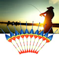 Miniatyrbild 8 av 8: 10 st/ set Karpfiske Float Bobbers Krokar Sötvattensaltvatten flytredskap