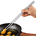 Miniatyrbillede 1 af 4: Stilefulde og holdbare 14 tommer anodiseret titanium spisepinde