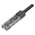 Pikkukuva 1 / 3: 4-in-1 Hub -telakointiasema, läpinäkyvä kuorirakenne, 4 porttia, kompakti koko, kaksois-USB-C-jatke, tietokonetarvikkeet, musta
