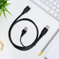 Pikkukuva 5 / 8: USB3.0 - Micro USB -mobiilikovalevyn datakaapeli lisävirtaliitännällä, kaksinkertainen virtalähde C0109 1m