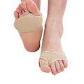 Pikkukuva 1 / 4: Metatarsaaligelit - Mukava Jalkakivun Lievitys Naisille ja Miehille (Beige+Musta)