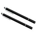 Miniatyrbillede 3 af 8: 2 stk Kapacitiv pen Stylus 2 i 1 ledende plasthoved gennemsigtig sugekop Touchscreen smartphonetilbehør
