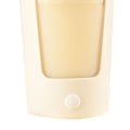 Miniatyrbillede 8 af 8: Selvomrørende krus 450 ml fuldautomatisk sikker stabil fødevarekvalitet plast automatisk blandekop til hjemmecafékontor Beige