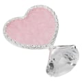 Miniatyrbilde 4 av 8: Resin Nail Art Palett Hjemmesalong Bærbar Nail Tip Gel Polish Fargeskjermstativ Rosa bunn Sølvramme