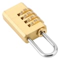 Pikkukuva 4 / 8: Matkalaukkujen riippulukko Resetable Digitaalinen lukko Mini 4 numeroa Numero Salasana Kuparinen koodilukko