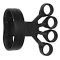 Pikkukuva 6 / 8: Finger Training Exerciser 4 Fingers Silicone Grip Vahvuussormiharjoittelija kalliokiipeilyyn Fitness Training Musta 5kg / 11lb