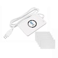 Miniatyrbillede 1 af 5: ACR122U RFID IC Smart Card Reader Duplikator+5XUID Kort Kopimaskine