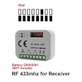 Miniatyrbillede 5 af 5: Modtager 2 CH Controller Switch til Transmitter RX Multi Frequency