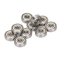 Miniatyrbillede 8 af 8: 10 stk. dyb rille kugleleje dobbelt skærmet stål hardware 626Z 6 mm ID 19 mm OD 6 mm T