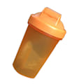 Miniatyrbillede 4 af 8: Proteinpulver Shaker Cup PP Shaker Flaske med Rustfrit Stålkugle til Blanding 500mlOrange