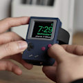 Miniatyrbild 2 av 5: Watch Laddningsdocka Silikon USB Retro Style Watch Laddningshållare för iWatch 3/4/5/6 Blå
