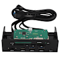 Miniatyrbild 5 av 8: Strömdriven USB-hubb 5,25 tum God prestanda Fullt utrustad 5 Gbps bandbredd 11 platser Datortillbehör