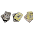 Miniatyrbild 3 av 5: Metall Fidget Leksaker - Magnetisk Poker Push Card Slider Stress Relief Leksak för Män, EDC Haptic Coin JOKER1