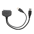 Pikkukuva 2 / 8: SATA– USB 3.0 -sovitinkaapeli 6 Gbps High Speed ​​Plug and Play Hot Swap -kiintolevysovitin 2,5 tuuman HDD SDD:lle