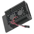 Pikkukuva 3 / 8: Case Raspberry Pi 4B:lle ja kaksoisjäähdytystuulettimelle, yhteensopiva Pi2b 3b 4B:n kanssa