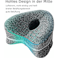Miniatyrbillede 4 af 5: Memory Foam Side Sleeper Pillow - Støtter Ben og Knæ - Grå