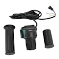Miniatyrbillede 8 af 8: Elektrisk cykel Twist Throttle Grip Set Universal Speed Governer med display Højre halvgreb til elektriske køretøjer