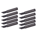 Miniatyrbillede 7 af 8: 10 stk. loddekolbespidser Sort indre varme til 936/937/938 serie dele 900MT1.5K