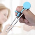 Miniatyrbilde 1 av 4: Treningspinner Avtakbart Korrigerende Bestikk Gjenbrukbare Treningspinner Hjelper i Rustfritt Stål For Nudler