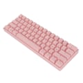 Pikkukuva 2 / 8: READSON mekaaninen näppäimistö 61 näppäintä RGB-taustavalaistu ergonominen muotoilu 1800mAh akku langaton tuettu langallinen näppäimistö Tea Color Axis Body
