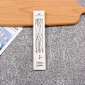Miniatyrbild 4 av 5: Spiralformade Metalliska Tårta Ljus för Födelsedag Bröllop Fest - Set med 4 Ask