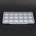 Miniatyrbillede 4 af 8: ABS Magnetisk Fluefiskeri Opbevaringsboks Fiskekrog Lure Tackle Case med skumtilbehør18 gitter