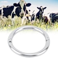 Miniatyrbilde 2 av 8: Rustfritt stål okse ku storfe nese ring oppdrett tilbehør (L)