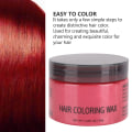 Miniatyrbilde 7 av 8: Profesjonell Barber Shop Hårfarging Leire Hårfarging Modellering Styling Voks 120g#2