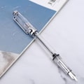Miniatyrbillede 4 af 8: Stor Kapacitet Fyldepen Transparent Business Skrivepen Kontorskoleartikler 0,5 mm NibTransparent Hvid