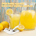 Miniatyrbillede 5 af 5: Mini Citronpresser i Rustfrit Stål, Bærbar Citrusfrugt Juicer, Fugleformet Limepresser, Manuel Citron Te Maker (Sølv)