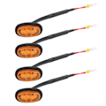 Miniatyrbillede 7 af 8: 4 stk. bilens frontgitterlampe med 4‑LED gult lys udskiftning til Ford F150 F250 F350 2017‑2019