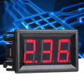 Miniatyrbillede 4 af 8: 0,56 tommer To kabler Digital DC Current Display Panel 0-10A Amperemeter Rød