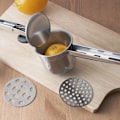 Miniatyrbillede 6 af 8: Køkken aftagelig rustfrit stål håndholdt kartoffelpresser rivejern madmoser knuser