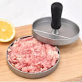 Miniatyrbillede 2 af 5: Perfekt Formet Rustfrit Stål Non-stick Burgerpresse med 100 Pattypapirer