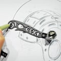 Miniatyrbillede 4 af 4: Multifunktionelt Tegneværktøj Alsidig Tegning Buet Magnetisk Lineal Vinkelmåler Combo Og Mini Kompas Til Notesblok Designere Kunstnere Arkitekter Studerende